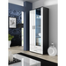 SOHO 8 set (TV180 cabinet + S6 + shelves) Black / White gloss - Modern wall unitsMES-NOW<<<Wall UnitsMES<<<ActionPL