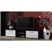 SOHO 8 set (TV180 cabinet + S6 + shelves) Black / White gloss - Modern wall unitsMES-NOW<<<Wall UnitsMES<<<ActionPL