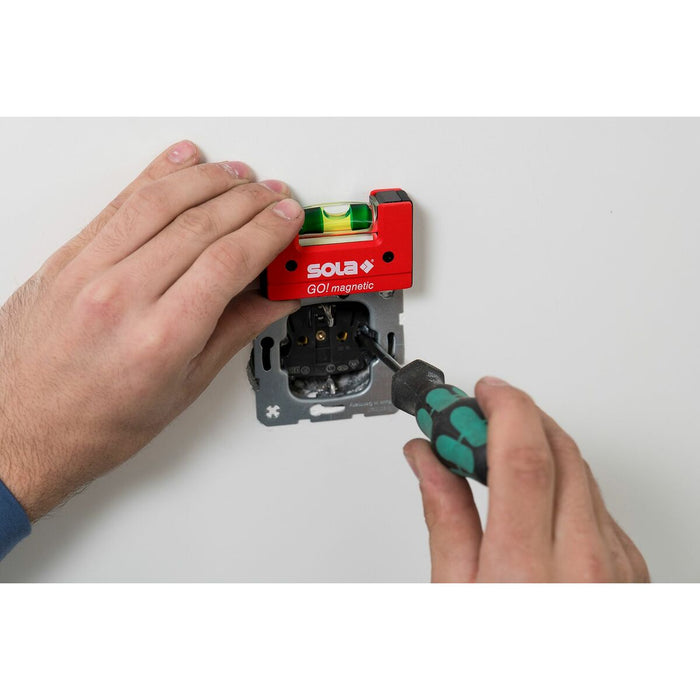 Spirit Level SOLA  GO! 68 mm Aluminium Plastic