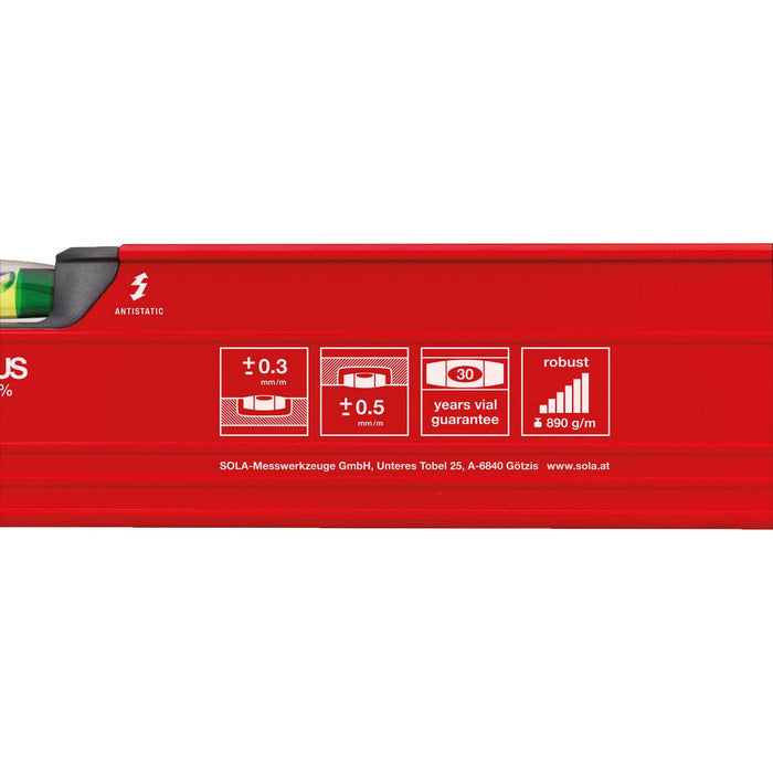 Spirit Level SOLA Aluminium 80 cm