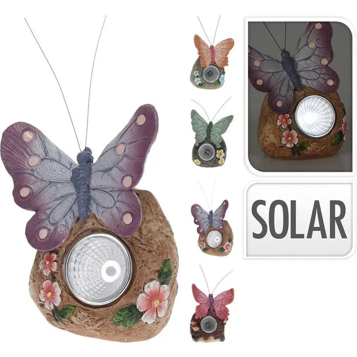 SOLAR DECO FIGURE BUTTERFLY 11CM PROGARDEN - Декоративни фигури<<<Градина<<<Praktiker