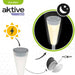 Solar garden lights Aktive Plastic 6,7 x 39 x 6,7 cm (24 Units) - Декорация и Осветление<<<Дом Градина<<<BigBuy&&&LED