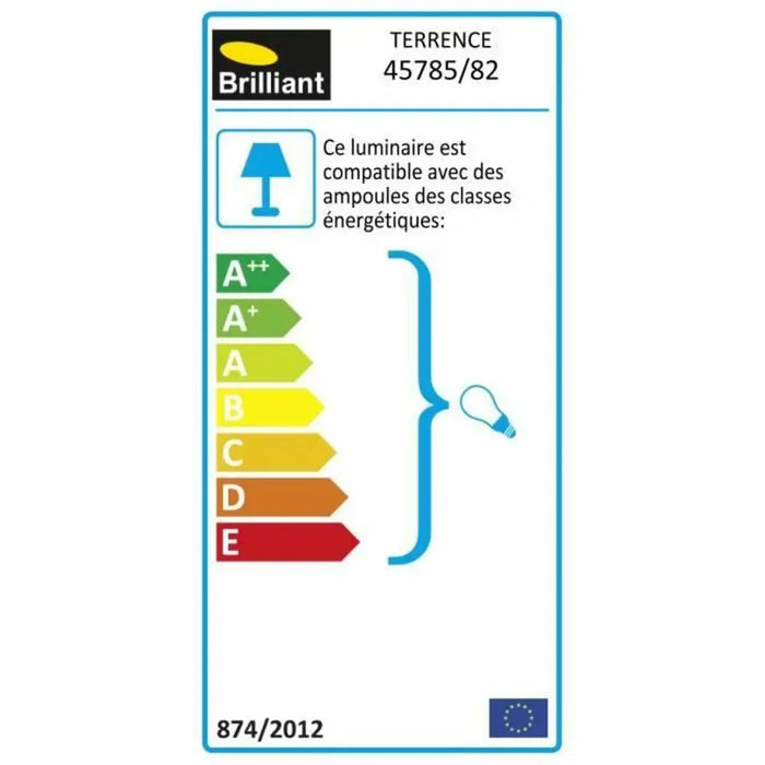 Solar lamp Brilliant Terrence Transparent Silver 60 W - Декорация и Осветление<<<Дом Градина<<<BigBuy&&&Соларно