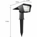 Solar lamp Lumisky Curtis Grey (2 Units) - Декорация и Осветление<<<Дом Градина<<<BigBuy&&&Соларно
