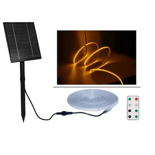 SOLAR LED STRIP 6500K 3.2V 1.8AH 5M WITH REMOTE VITO VICTORIA - LED ленти и аксесоари<<<Вътрешно осветление<<<Мебели и