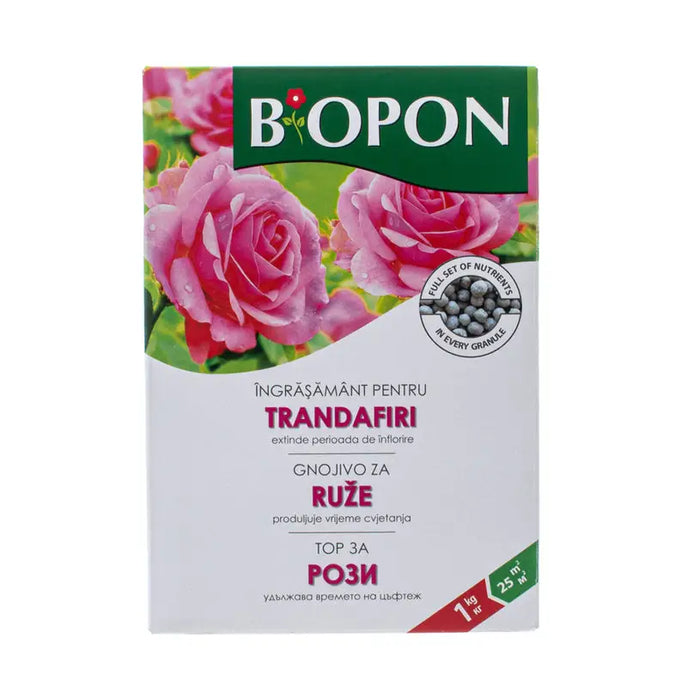 SOLID FERTILIZER FOR ROSES 1KG BIOPON - Торове<<<Торове почви и тревни смески<<<Градина<<<Praktiker