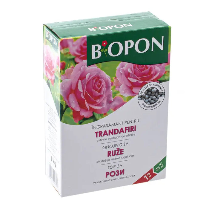 SOLID FERTILIZER FOR ROSES 1KG BIOPON - Торове<<<Торове почви и тревни смески<<<Градина<<<Praktiker