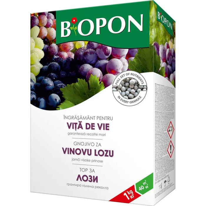 SOLID FERTILIZER FOR VINEYARDS 1KG BIOPON - Торове<<<Торове почви и тревни смески<<<Градина<<<Praktiker