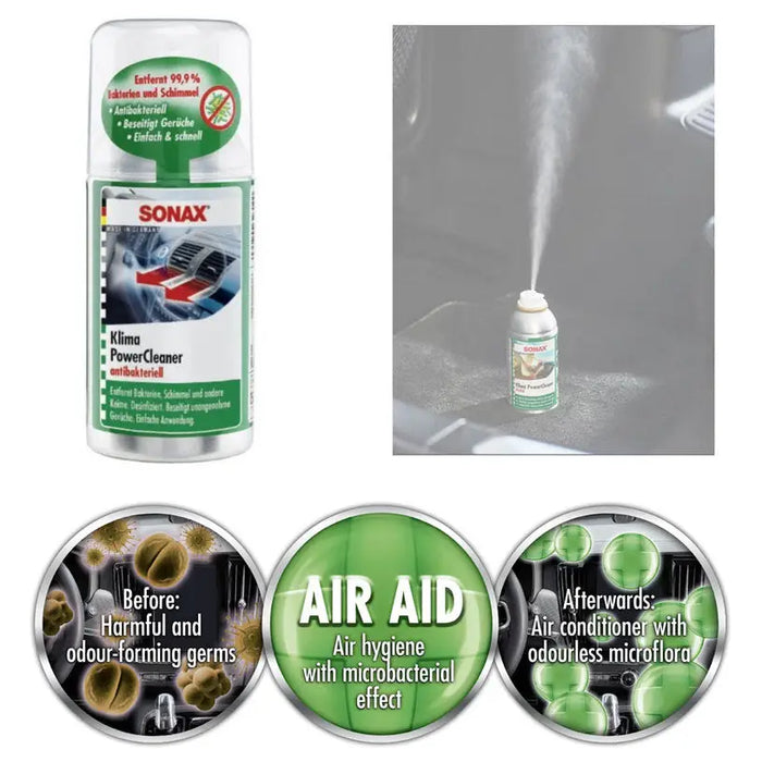 SONAX AIR AID 100ML OCEAN AIR CONDITIONER SPRAY - Вътрешно поддържане<<<Автокозметика и поддръжка<<<Авто и