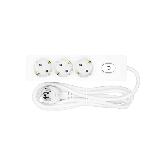 SPLITTER 3 SOCKETS AND 5M CABLE WHITE WITH SONEX KEY
