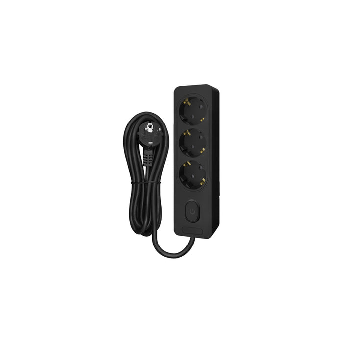 SPLITTER 3 SOCKETS AND 5M CABLE BLACK WITH SONEX KEY