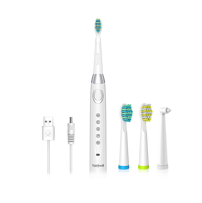 Sonic toothbrush with head set FairyWill 508 (White) - Sonic toothbrushes<<<Sonic toothbrushes<<<Health