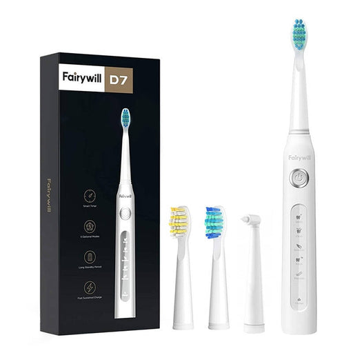 Sonic toothbrush with head set FairyWill FW507 (White) - Sonic toothbrushes<<<Sonic toothbrushes<<<Health
