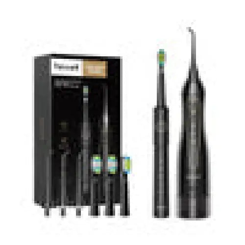 Sonic toothbrush with tip set and water fosser FairyWill FW-5020E + FW-E11 (black) - Sonic toothbrushes<<<Sonic