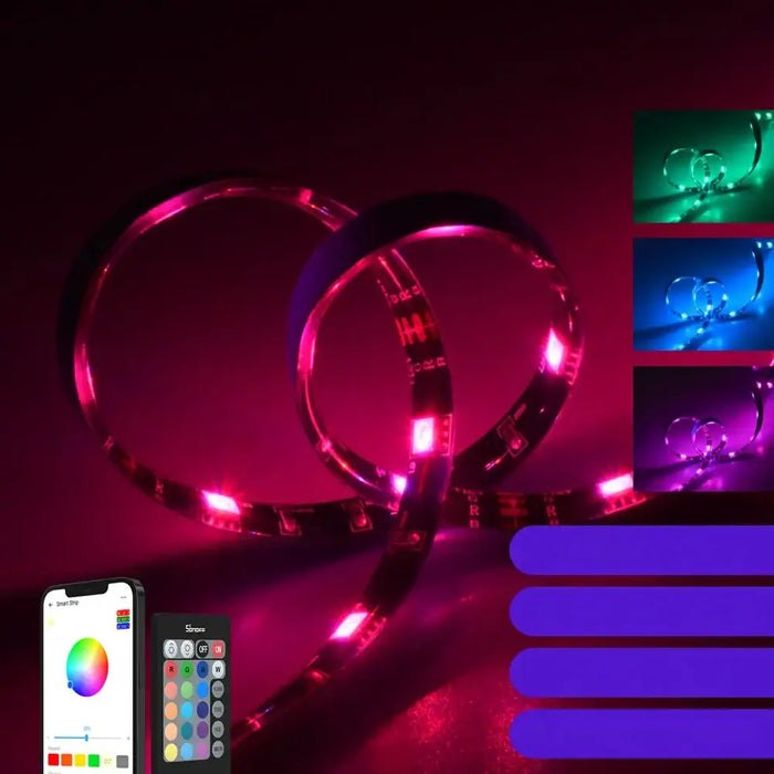 Sonoff L2-2M kit intelligent waterproof LED strip 2m RGB remote control Wi-Fi power supply - Smart home<<<HurtelXML