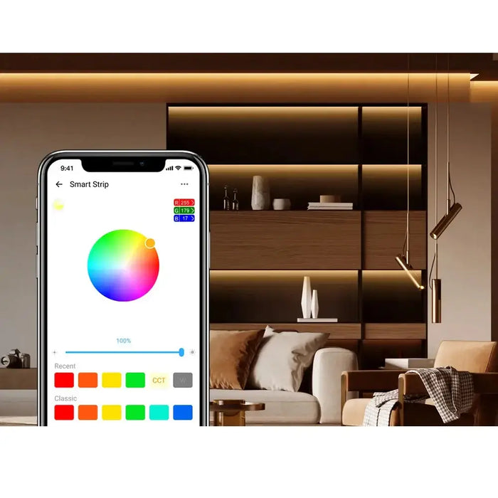 Sonoff L2-5M kit intelligent waterproof LED strip 5m RGB remote control Wi-Fi power supply - Smart home<<<HurtelXML
