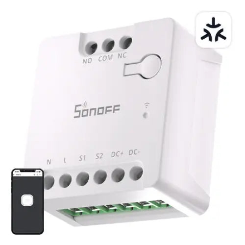 SONOFF MINI-D Smart WiFi Matter Switch (AC/DC 12-48V dry contact) - Smart controllers<<<Control devices<<<Smart