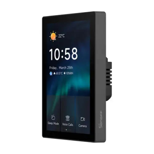 SONOFF NSPanel Pro 120 Smart Control Panel Matter WiFi/Bluetooth/ZigBee (black) - Control panels<<<Control