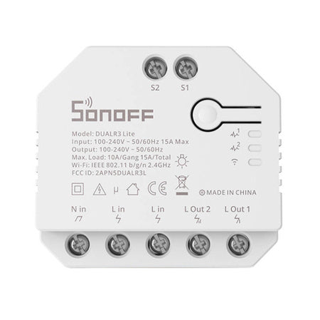Smart Wi-Fi switch WiFi Sonoff Dual R3 Lite