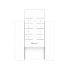 Wall-mounted base for remote control Sonoff RM433