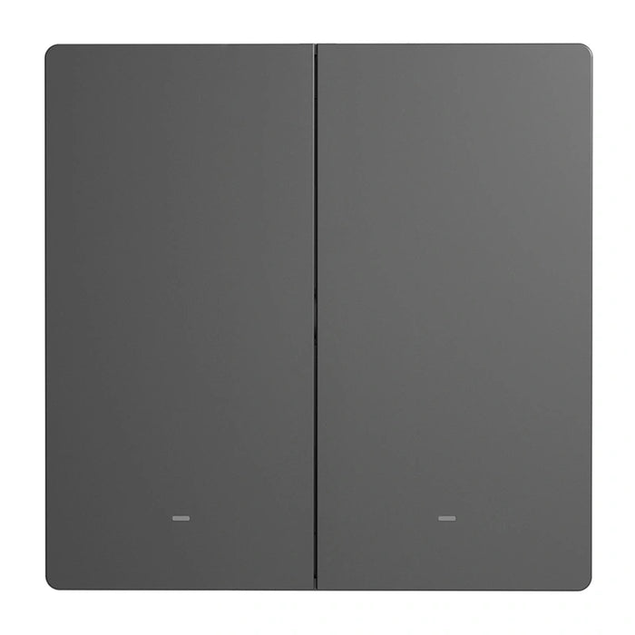 Sonoff M5 2C Smart WiFi Wall Switch, Gray (2-Channel)