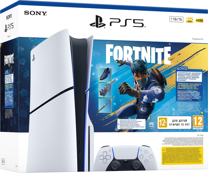 Console SONY PLAYSTATION 5 (SLIM) + FORTNITE FLOWERING CHAOS