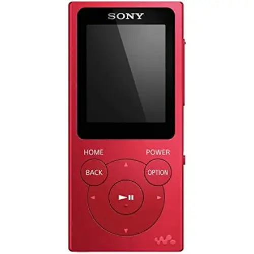 Sony Walkman NW-E394B MP3 Player 8GB Red Sony | MP3 Player | Walkman NW-E394B MP3 | Internal memory 8 GB | USB