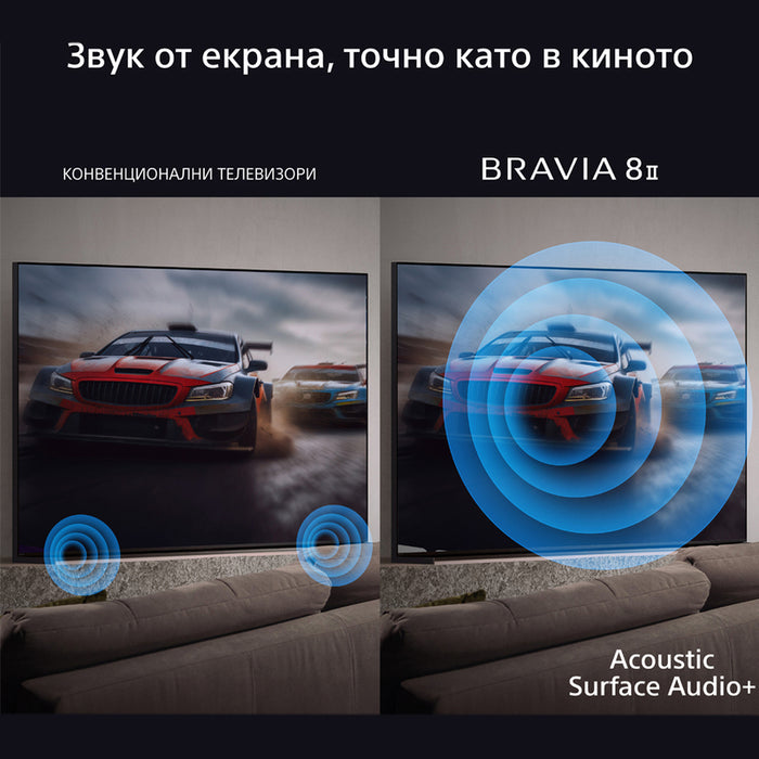 TV SONY BRAVIA 8 II K-65XR8M2 4K Ultra HD OLED GOOGLE TV, 65.0 ", SMART TV