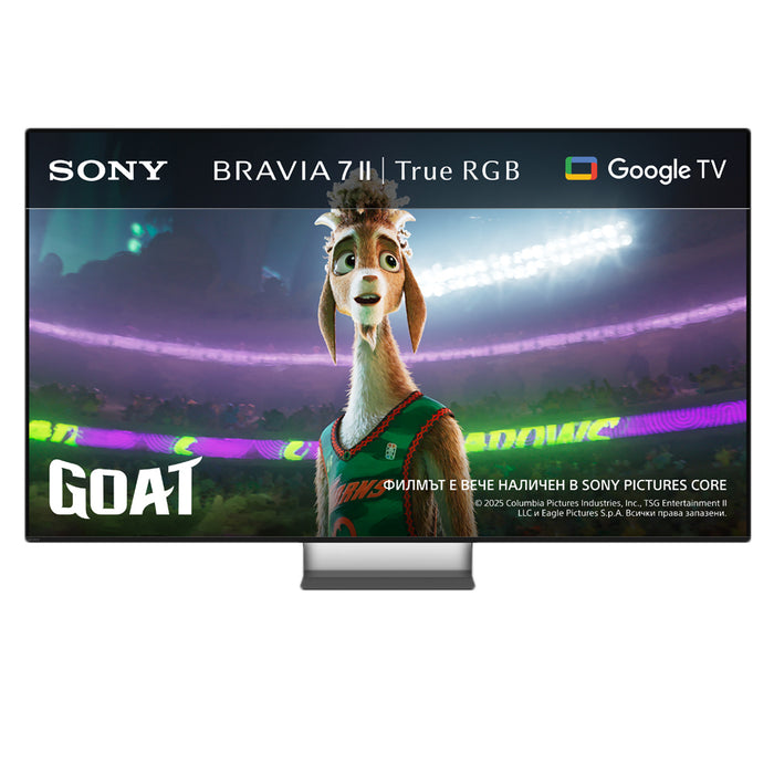 TV SONY BRAVIA 7II K-55XR75M2 4K Ultra HD RGB-MINI LED SMART TV, GOOGLE TV, 55.0 ", 139.0 cm