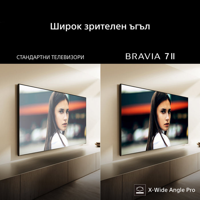 TV SONY BRAVIA 7II K-55XR75M2 4K Ultra HD RGB-MINI LED SMART TV, GOOGLE TV, 55.0 ", 139.0 cm