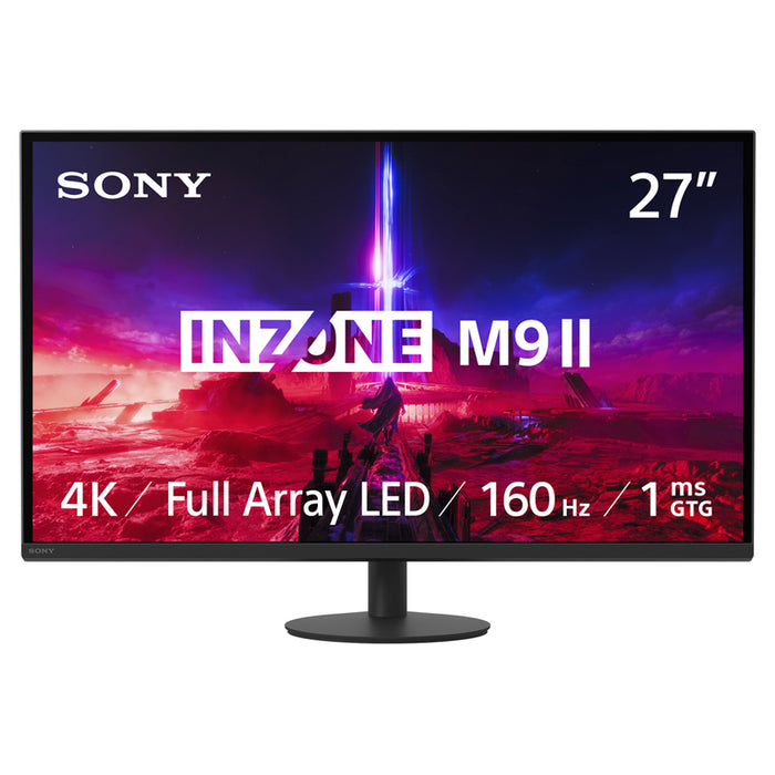 Monitor SONY INZONE M9 II SDM-27U9M2B 0.156 mm, 178°/178°, IPS, 27.0 ", 68.0 cm, 3840x2160, 160.00 Hz, HDMI, DisplayPort, BLACK
