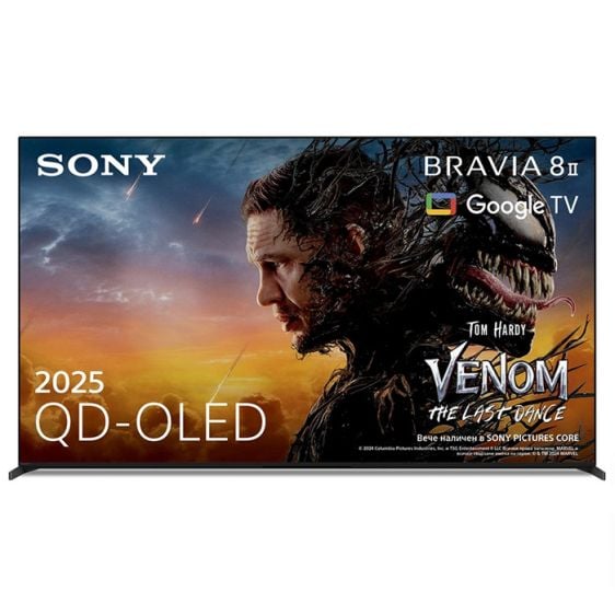 TV SONY Bravia K55XR8M25BP, 55"(139 cm), QD-OLED, 4K Ultra HD, Smart TV (Google TV) 2025