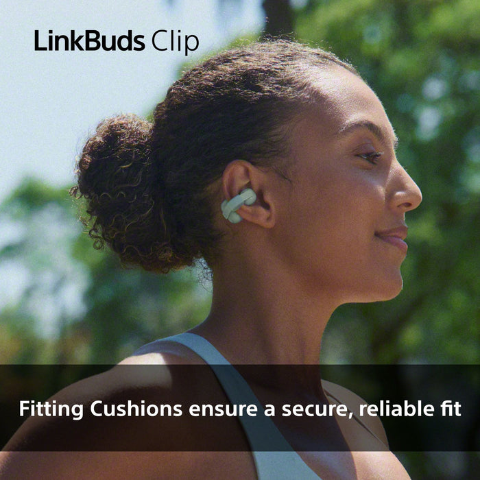 Sony LinkBuds Clip WF-LC900 TWS Open-ear Earbuds , greige