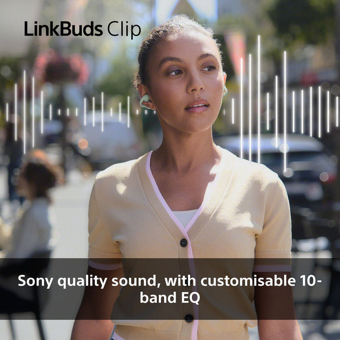 Sony LinkBuds Clip WF-LC900 TWS Open-ear Earbuds , lavender