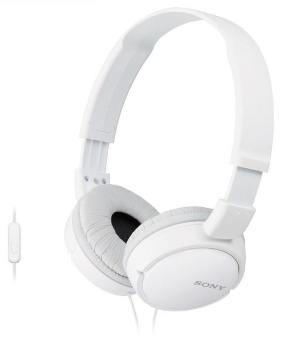 Sony MDR-ZX110 Wired On-Ear Foldable Headphones White EU