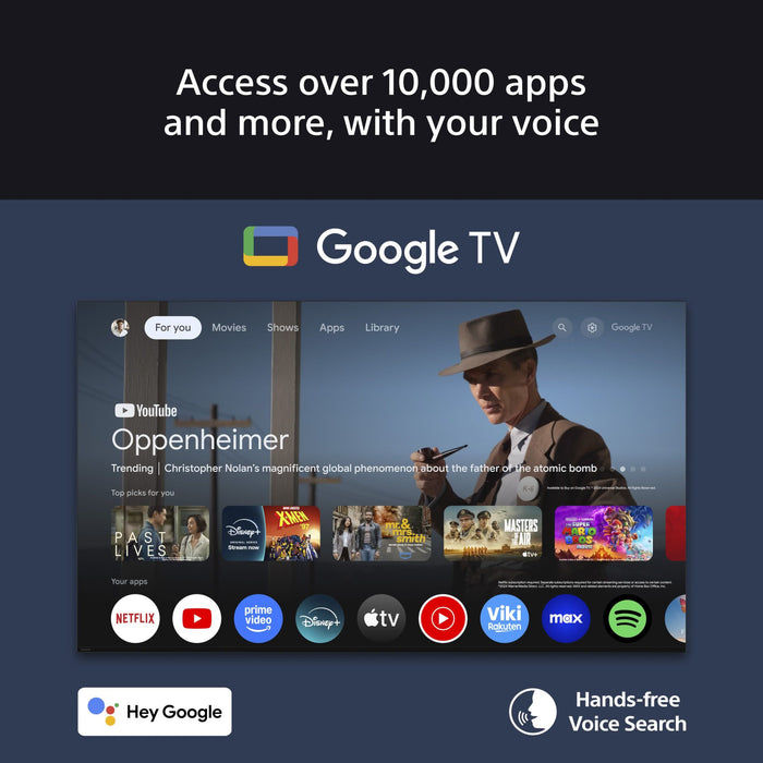 TV SONY Bravia 3 K65S39B, 65" (164 cm), 4K Ultra HD, Smart TV (Google TV) 2025