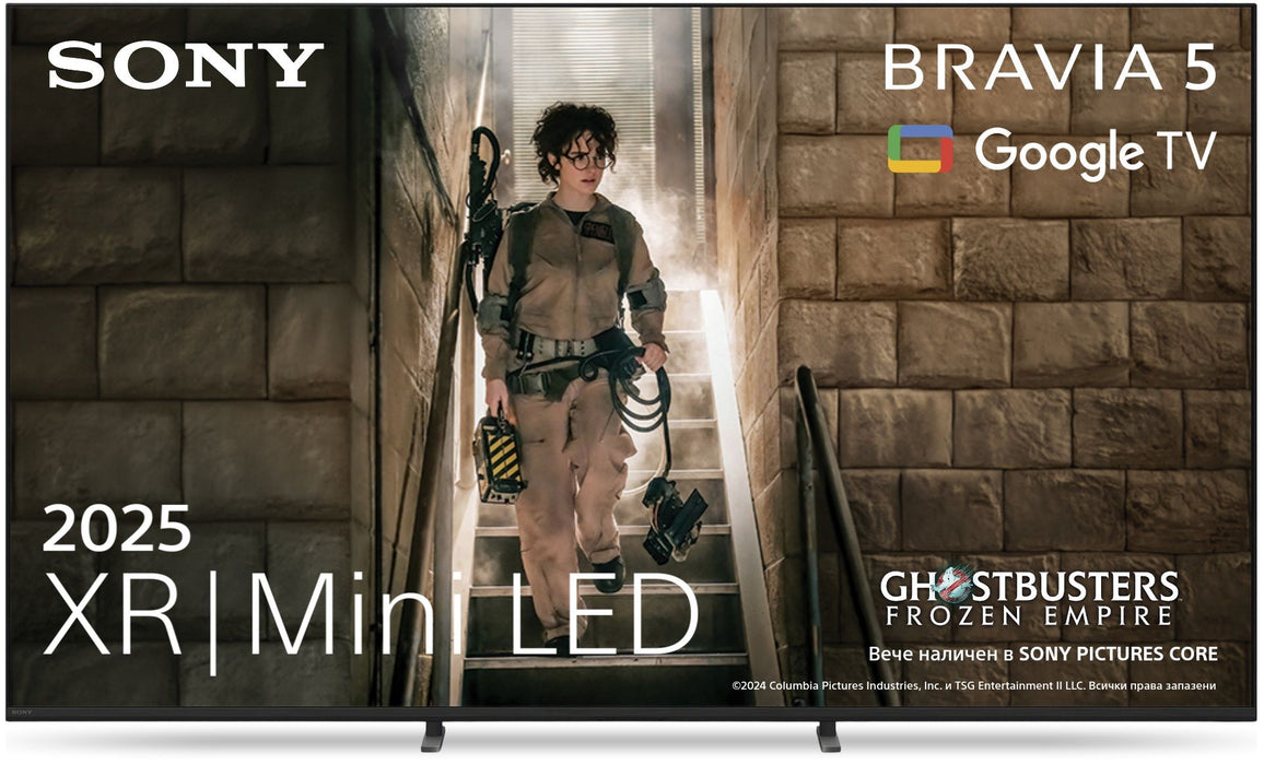 TV SONY BRAVIA 5 K75XR55BP, 75"(189 cm), 4K Ultra HD MINI LED, Smart TV, 2025