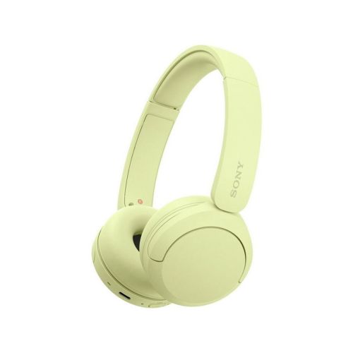 Sony WH-CH520 Bluetooth On-Ear Headphones BT 5.2, Yellow EU