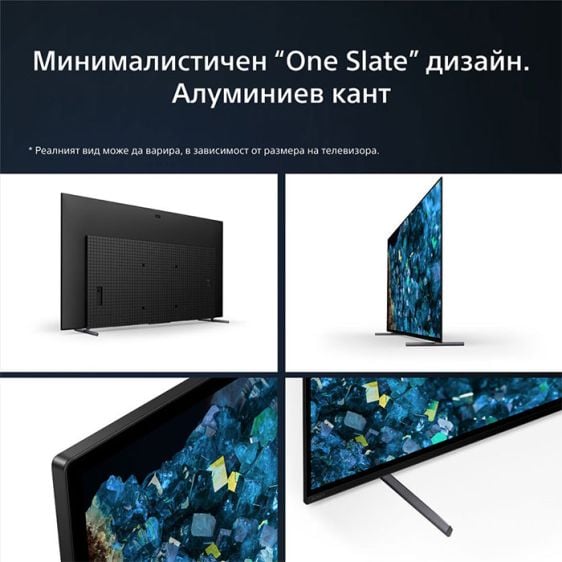 TV SONY Bravia XR OLED XR55A80L, 55"(139 cm), Class A80L, 4K Ultra HD, HDR, Google TV, (2023)