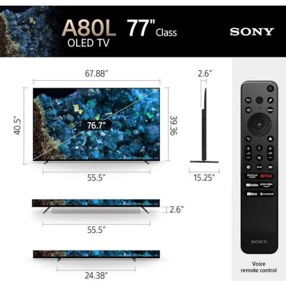 TV SONY Bravia XR OLED XR77A95L