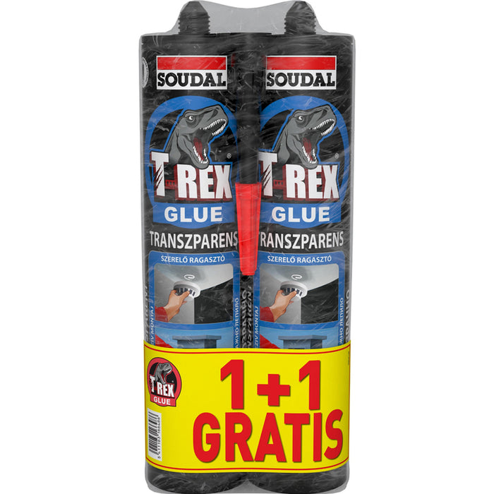 T-REX MOUNTING ADHESIVE TRANSPARENT 2 X 310 G SOUDAL 19