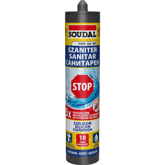 SANITARY SILICONE SOUDAL WHITE