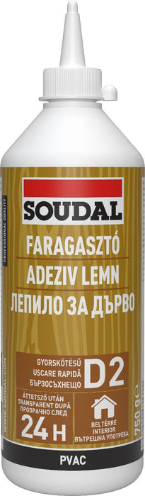 WOOD GLUE D2 QUICK DRYING 750 ML