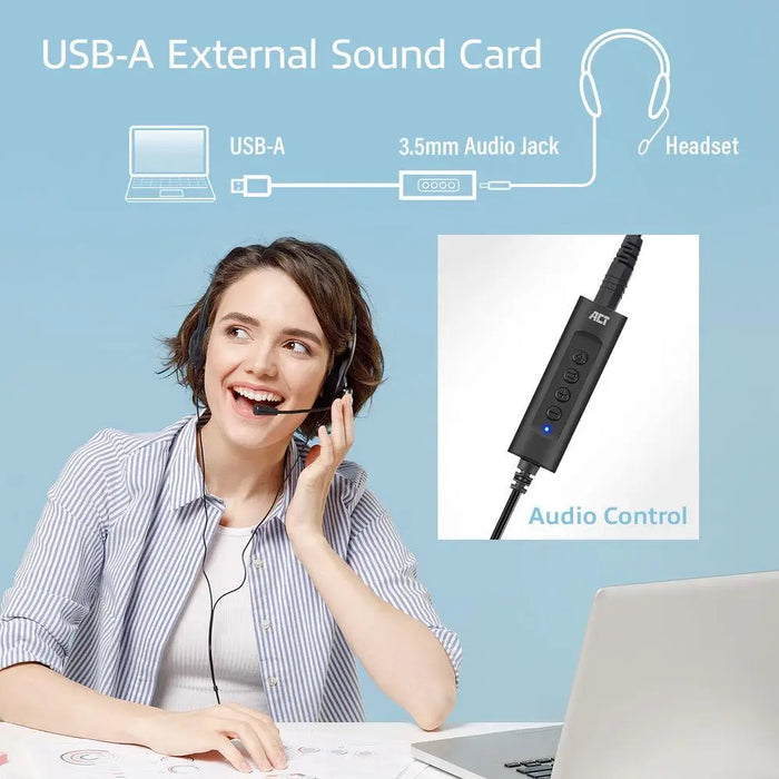 Sound card Ewent AC9360 2.0 USB 3.5 mm Black - Звукови карти<<<Компютърни компоненти<<<ValiAPI