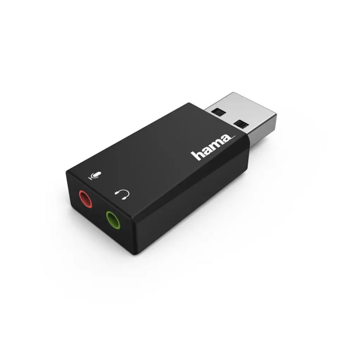Sound card HAMA 2.0 Stereo USB 2.0 Black - Звукови карти<<<Компютърни компоненти<<<ValiAPI