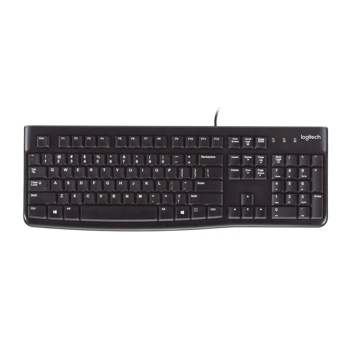 Spanish Qwerty Logitech K120 USB Black Spanish Qwerty QWERTY - Електроника Периферни и резервни части<<<Компютри|