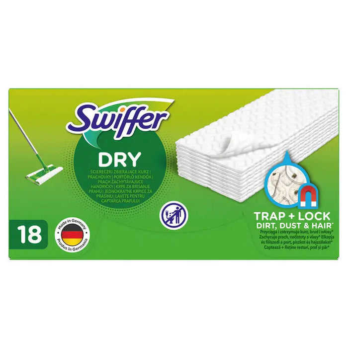 SPARE DRY TOWELS FOR DRY AND WET CLEANING MOP 18PCS SWIFFER - Мопове метли четки<<<Домашни потреби<<<Кухня<<<Praktiker
