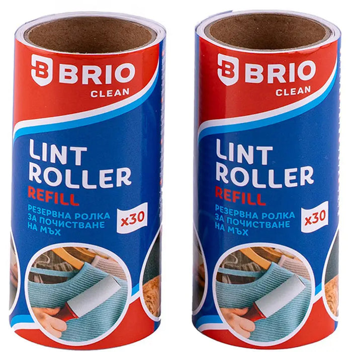 SPARE ROLLS FOR CLOTHES CLEANING 2 X 30 BRIO - Домакински продукти<<<Домашни потреби<<<Кухня<<<Praktiker