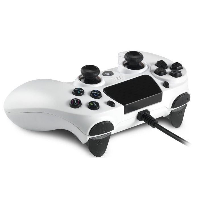 Spartan Gear Hoplite Wired Gamepad for PC and PS4 White - Геймпадове<<<Геймърска периферия<<<ValiAPI