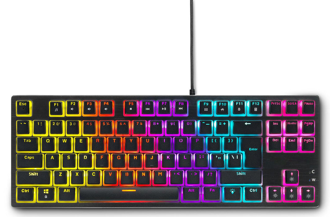 Spartan Gear Lochos 2 RGB TKL Gaming Mechanical Keyboard, Black